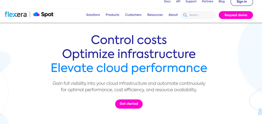 Screenshot of Spot by NetApp AWS cost optimization Spot Instance management interface.