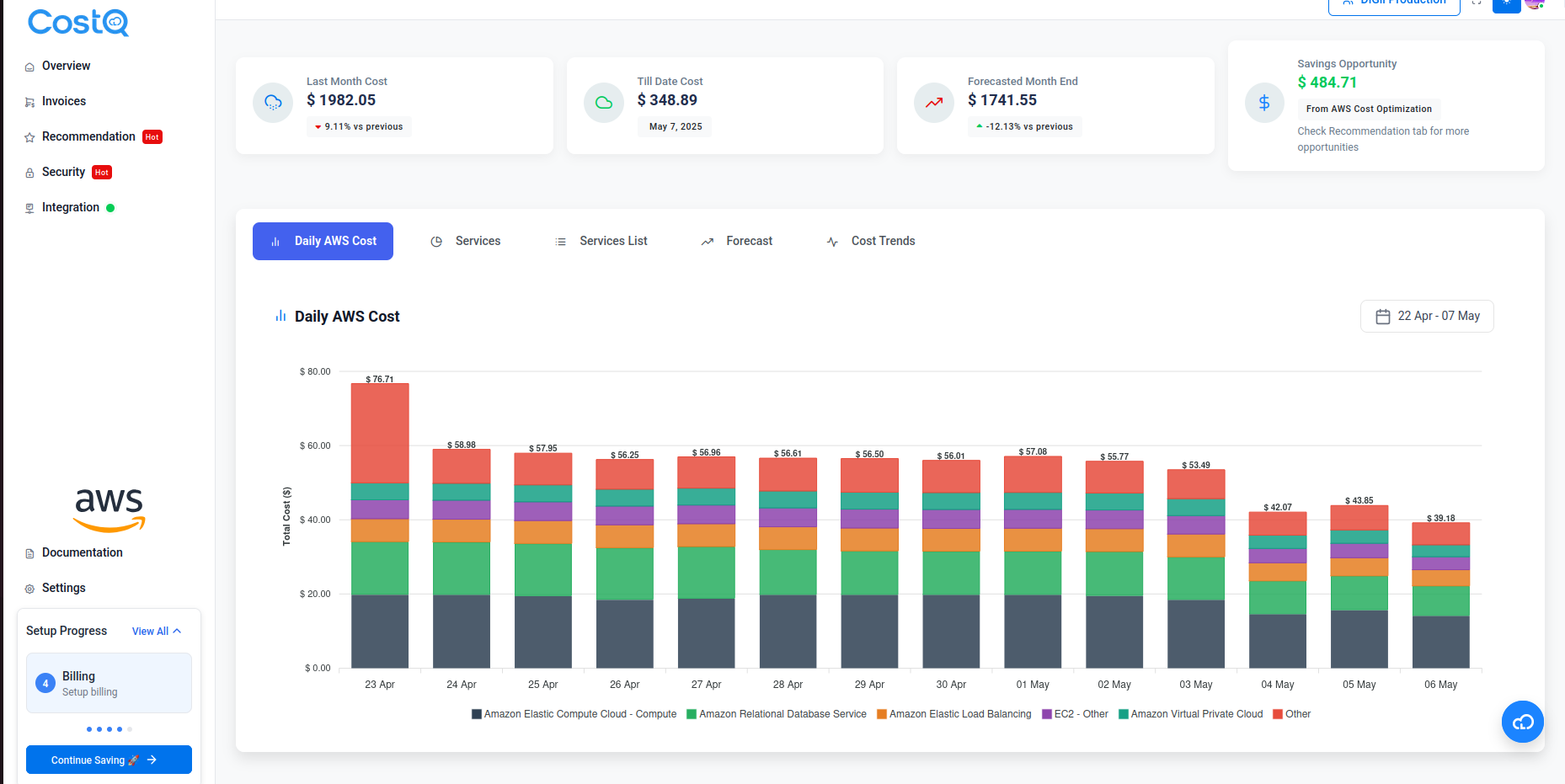 cost of EC2 Instance